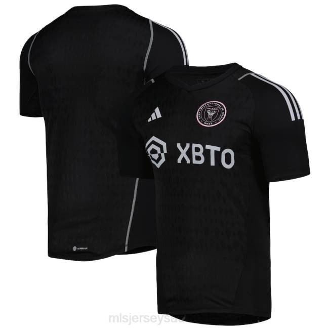 MLS Jerseys Inter Miami CF Adidas Black 2023 Replica Goalkeeper Jersey Men Jersey 6RDJ549