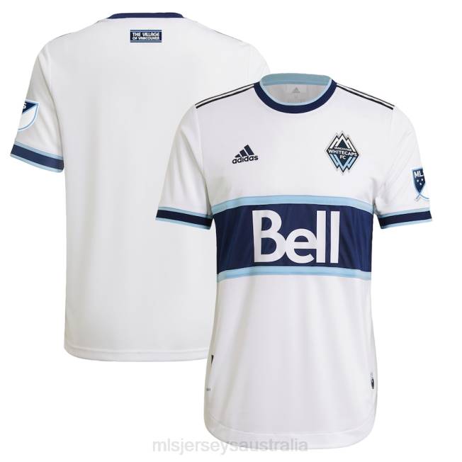 MLS Jerseys Vancouver Whitecaps FC Adidas White 2021 Primary Authentic Jersey Men Jersey 6RDJ551