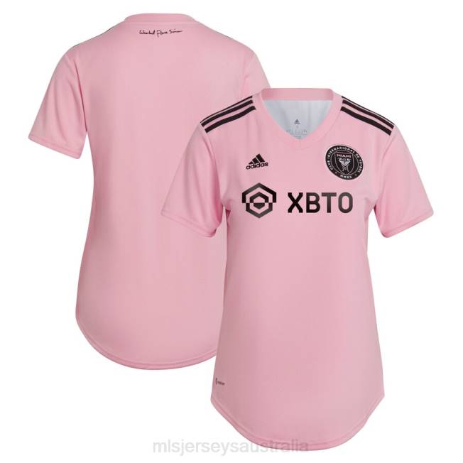MLS Jerseys Inter Miami CF Adidas Pink 2022 The Heart Beat Kit Replica Blank Jersey Women Jersey 6RDJ363